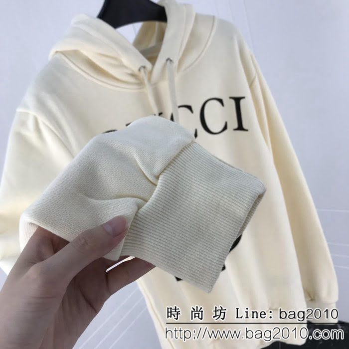 Gucci古奇 18秋冬官網款衛衣，進口數碼直噴大logo印花 OS寬鬆版型 網紅ins爆款 情侶款 ydi2359